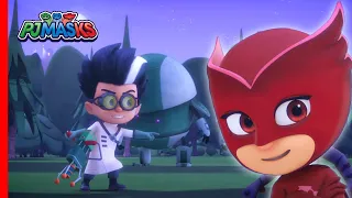 Owlette's Super Owl Eyes Thwarts Romeo! 🦉 | PJ Masks | Kids Cartoons