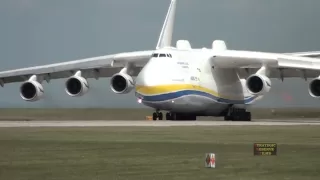 Antonov 225 Mriya Departs Manchester Airport, 26th June 2013