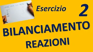 Bilanciamento Reazioni Chimiche Esercizio 2 risolto