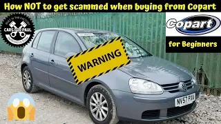 How Not to get scammed when buying cars from Copart