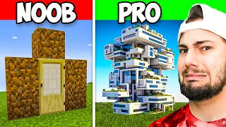 1 Hour vs 100,000 Hour Minecraft Build Off