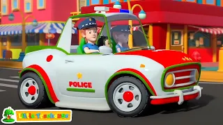 Колеса на поліцейській машині веселотранспортний засіб Пісня Для дітей