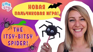 Пальчиковая игра (Finger play) – The Itsy-Bitsy Spider! – Английский для детей | Little Lily