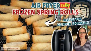 Air Fryer Frozen Spring Rolls