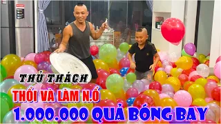 Thử Thách Thổi 10.000 Quả Bóng Bay Bằng Mồm Và Cái Kết - Cảm Giác Phê Như Nổ P.H.Á.O Hoa Ngày Tết