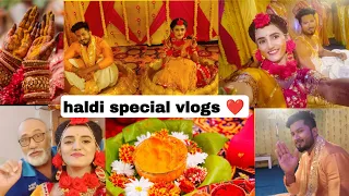 Tarini akhira tara/(Haldi special vlogs)❤️