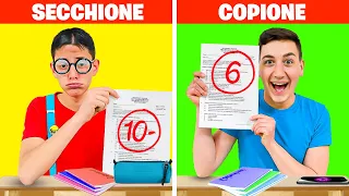 TIPI DI STUDENTI IN CLASSE 📚 A SCUOLA Bravo Studente vs Cattivo Studente Back to School