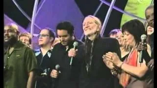 Laura Pausini & Josh Groban, Sissel Kyrkjebo - Imagine (live at premio nobel 2002)