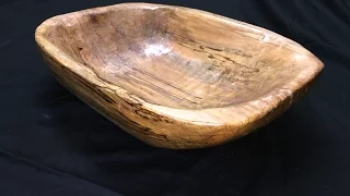 Hand Carved Maple Wooden Bowl