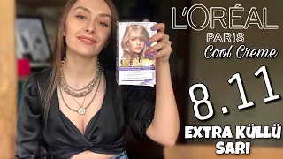 Siz Seçtiniz, Ben Boyadım - Extra Küllü Sarı (Loreal Cool Creme 8.11)