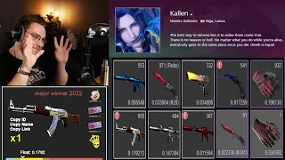 ohnepixel checks out yekindar's inventory before rio major