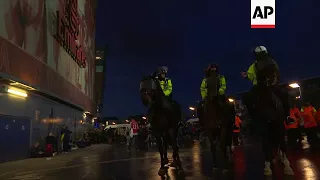 Tension as Cologne fans gather at Emirates stadium