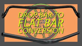 Drop Bar To Flat Bar Conversion On My Gravel Bike!!!! Big Mistake!?!?