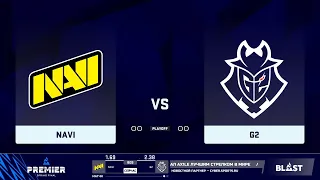 🔴  RU  Navi vs G2  BO3 BLAST Premier Spring Finals 2021