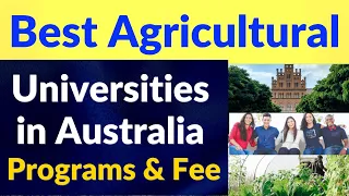 Agriculture study in Australia I Best agriculture universities in Australia I Agriculture abroad