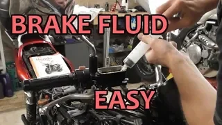 Honda CB - HOW TO flush/bleed the BRAKE fluid of your motorbike