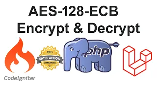 AES-128-ECB Encryption and Decryption In PHP, Laravel, or Codeigniter | AES-128-ECB Encrypt Decrypt
