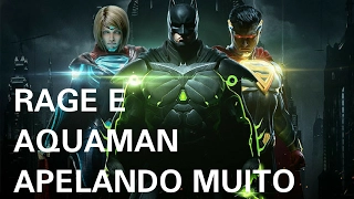 Injustice 2 - Aquaman apelão modo HARD - Rage e bolha no dedo