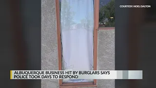 "It's super heartbreaking": Albuquerque business owner feels violated after recent break-in