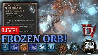 (Almost) Immortal Frozen Orb Sorc - Still Farming T85 Pits... Temp. Build in Description!