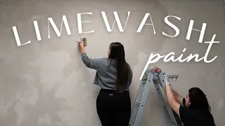 HOW TO LIMEWASH PAINT | EASY LIMEWASH PAINT DIY