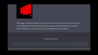ChatGPT tries to draw a circle but with the Gamecube Startup sound