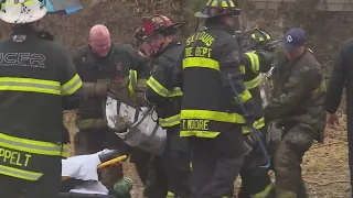 Man stuck in north St. Louis County  muddy trench for nearly 4 hours