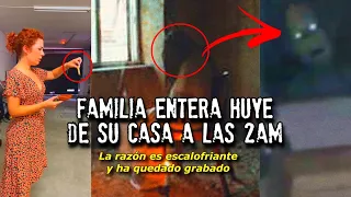 Familia entera huye de su casa a las 2AM | La razón es escalofriante