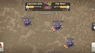 Pakistani girls vs pak army Live clan war #clashofclans #gaming #viral #unstoppable