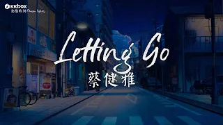 蔡健雅 - Letting Go【動態歌詞 / Pinyin Lyrics】『I'm letting go 我终于舍得为你放开手，因为爱你爱到我心痛。』