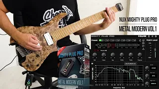 Metal Modern vol1 Amp Pack for NUX Mighty Plug Pro / Mighty Space | Playthrough Metal Tone Match