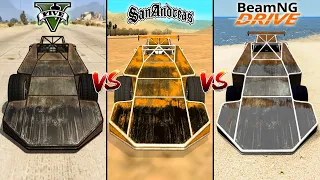 GTA 5 RAMP BUGGY VS GTA SAN ANDREAS RAMP BUGGY VS BEAMNG RAMP BUGGY - WHICH IS BEST?