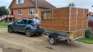 "СОЛОВКИ" - ЖИЛОЙ МОДУЛЬ В АВТОМОБИЛЬНЫЙ ПРИЦЕП