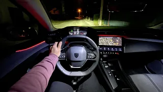 All-New 2022 Peugeot 308 BlueHDI 130 (Allure Pack) | POV Driving at Night