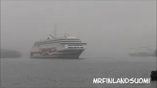 Viking Line M/S Grace FogHorn 23.02.2021 Mariehamn Åland