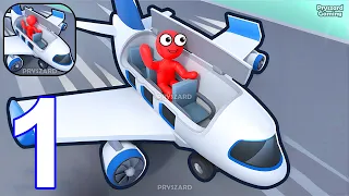 Stickman Amazing Airport - Gameplay Walkthrough Part 1 Stickman Airport Manager (iOS, Android)