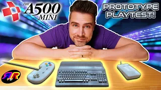 Exclusive first THE A500 MINI Prototype Playtest! Full preview review