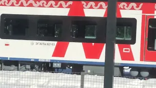 Поезда Иволга 4.0 в депо Нахабино