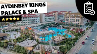 Hotelcheck: Aydinbey Kings Palace & Spa ⭐️⭐️⭐️⭐️⭐️ - Evrenseki (Türkei)