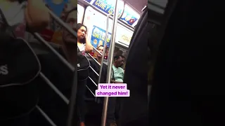 keanu reeves in public train / john wick movie actor in public train