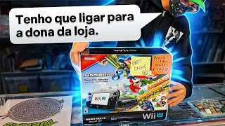 Fiz uma proposta num Wii U NOVO que achei numa loja de retro games insana!