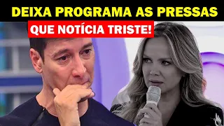 COMUNICADO URGENTE: APRESENTADORA ELIANA DEIXA O SBT AS PRESSAS/ RODRIGO FARO...