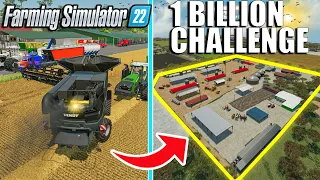 7 DAYS of FARMING Until I Become a BILLIONAIRE in Farming Simulator... | 1 BILLION CHALLENGE