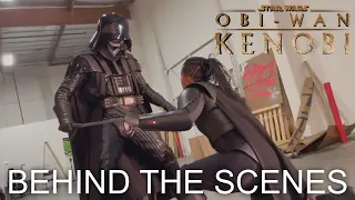 Obi-Wan Kenobi Behind the Scenes: Darth Vader vs Reva Fight. Moses Ingram Hayden Christensen's stunt
