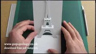 Pop Up Eiffel Tower Card Tutorial - Origamic Architecture