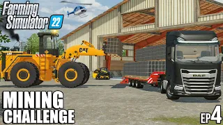 Turning COAL & IRON into STEEL w/ CAT and VOLVO | Mining Challenge | Farming Simulator 22 | #4