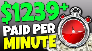 GET PAID Per MINUTE & EARN $1239+ In PASSIVE Income For FREE! (Make Money Online)