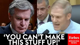 BREAKING NEWS: Jim Jordan Excoriates FBI For Suppressing Hunter Biden Laptop Story To Wray's Face