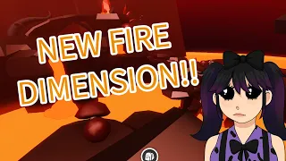 NEW ROBLOX ADOPT ME FIRE DIMENSION & HOW TO GET NEW ITEMS!!