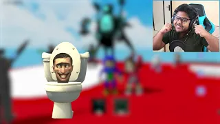 SKIBIDI Toilet vs TV MAN in ROBLOX 😱